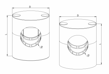 Side Fix Brackets - Model 1050 CAD Drawing